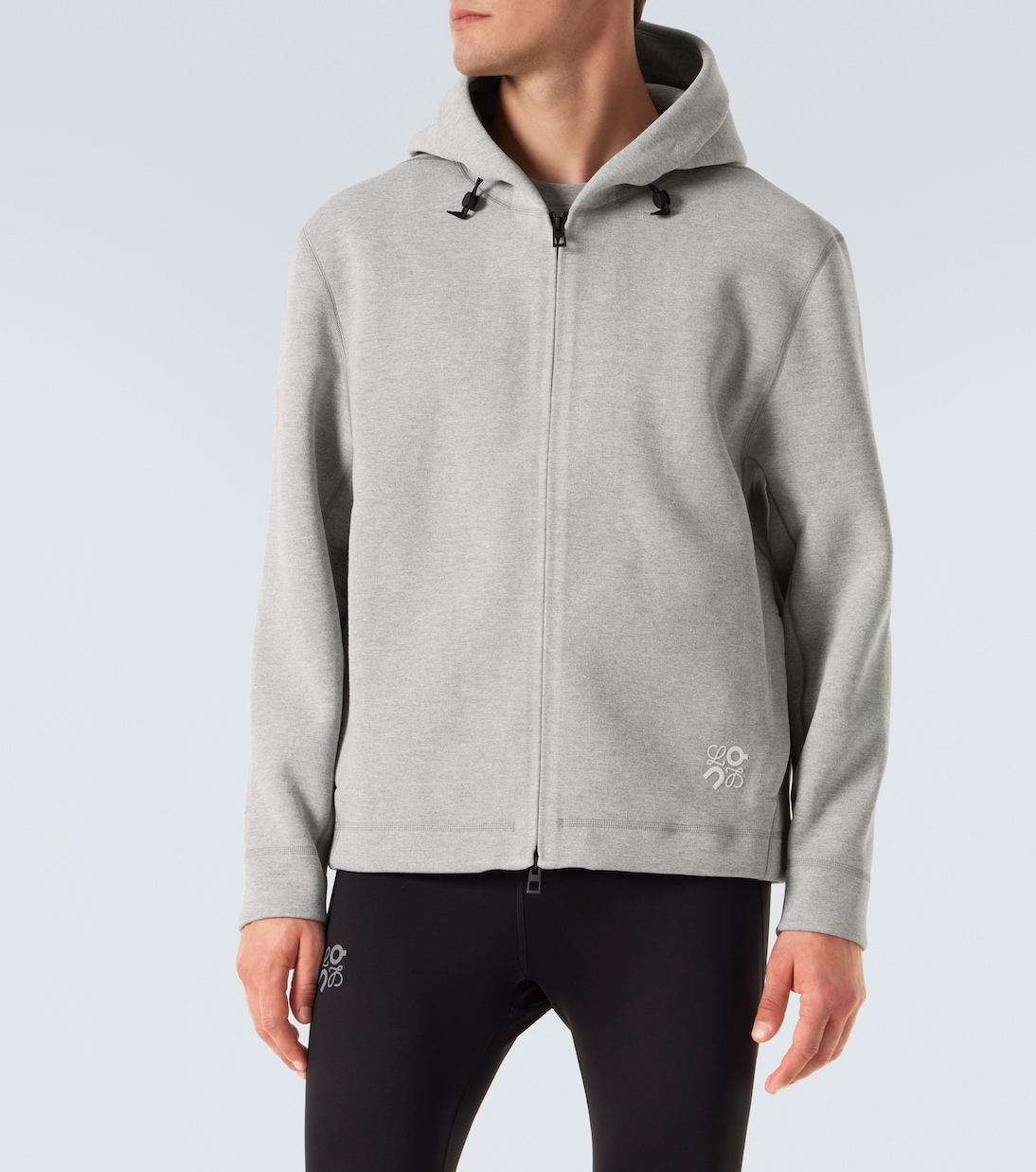 x On sudadera con capucha de tejido técnico | Loewe