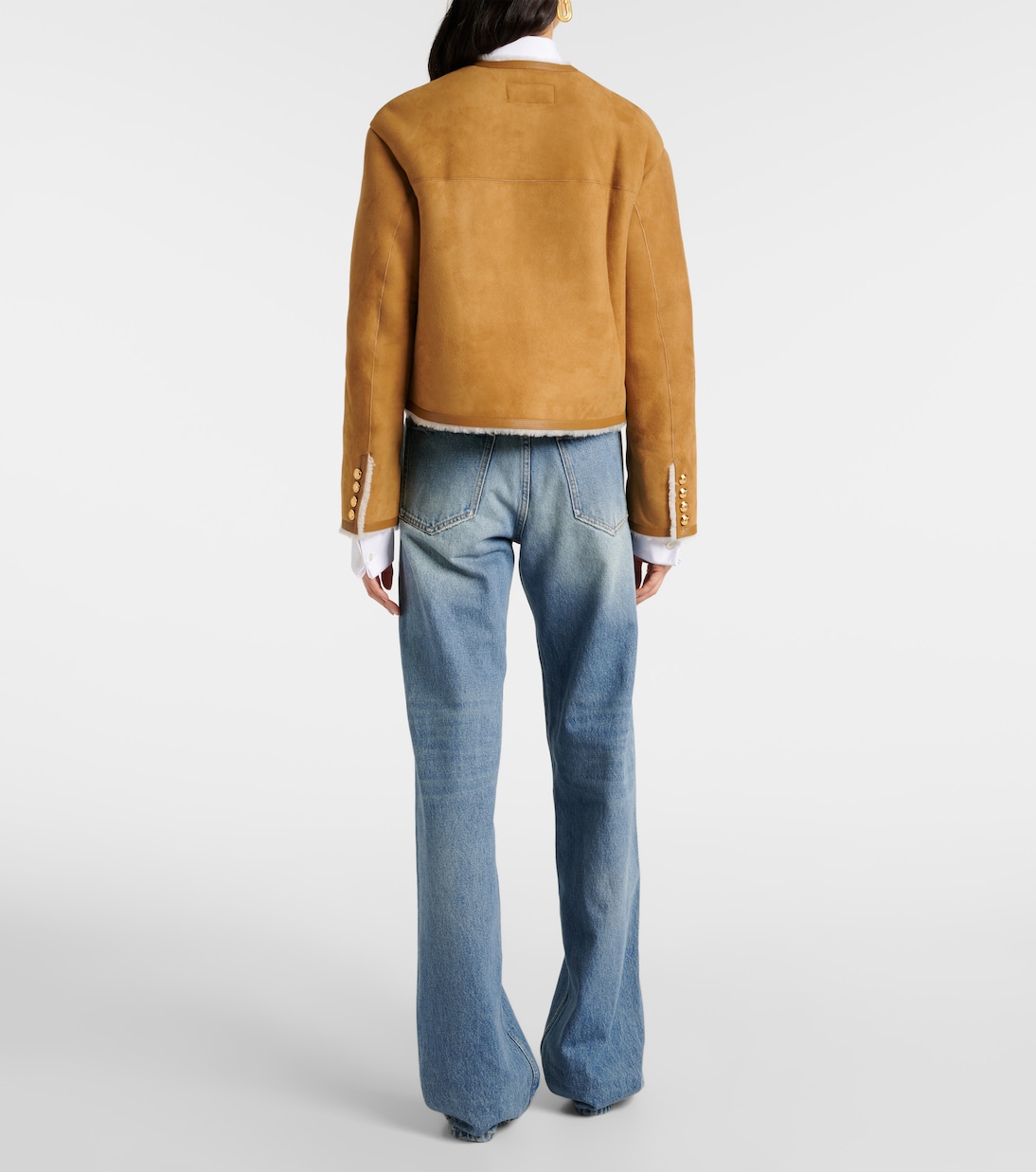 Jacke Zanie aus Veloursleder mit Shearling | Nili Lotan