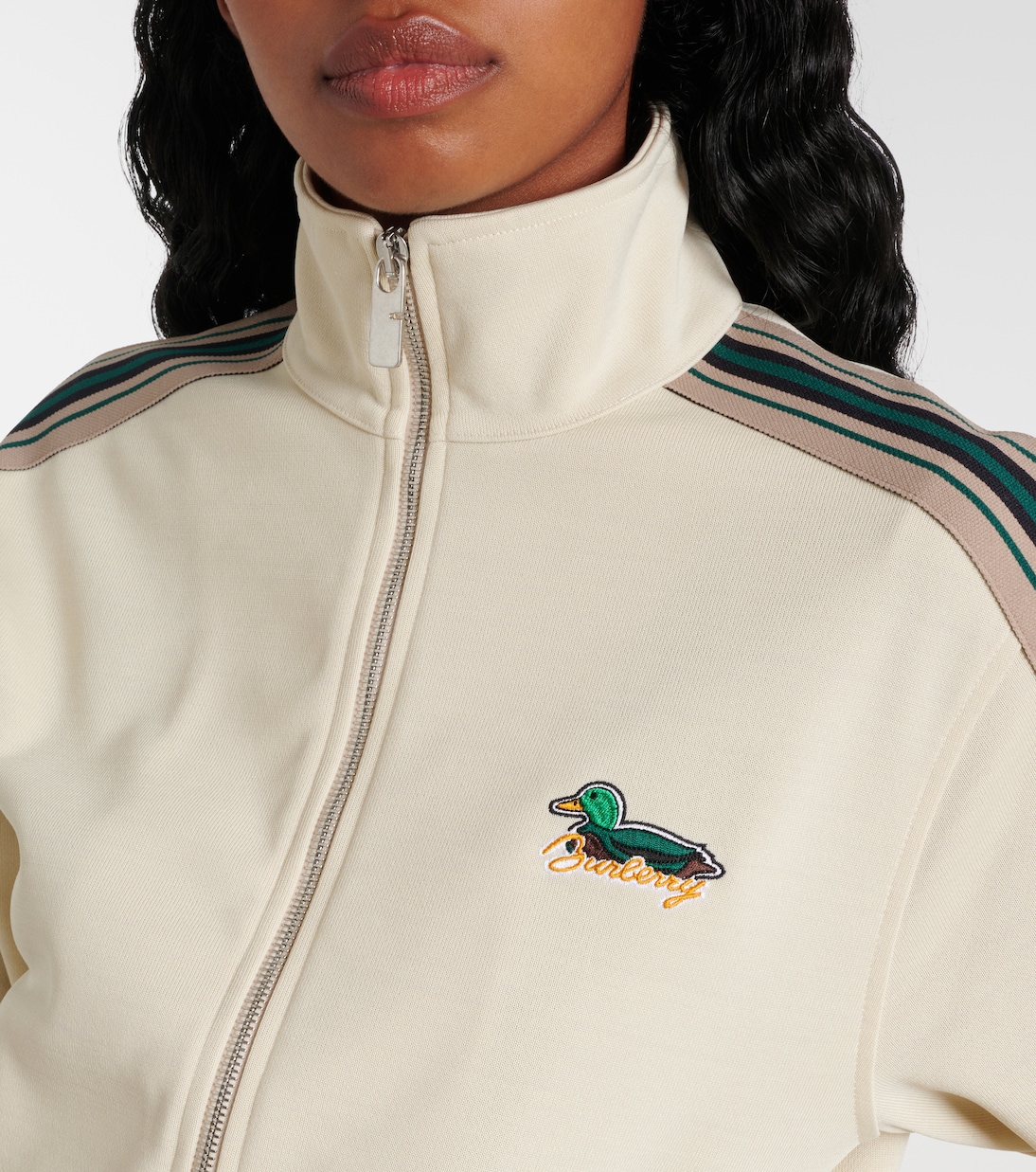 Chaqueta deportiva de jersey con logo | Burberry