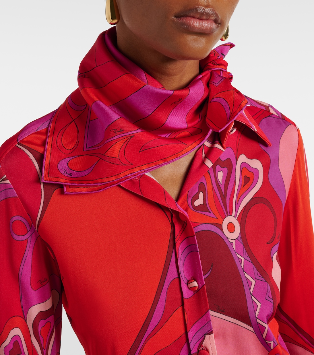 Foulard Iride in twill di seta | Pucci
