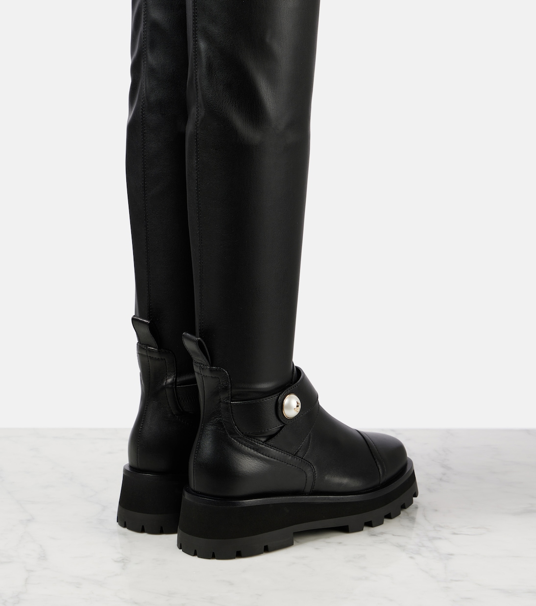 Botas mosqueteras Meena de piel | Jimmy Choo