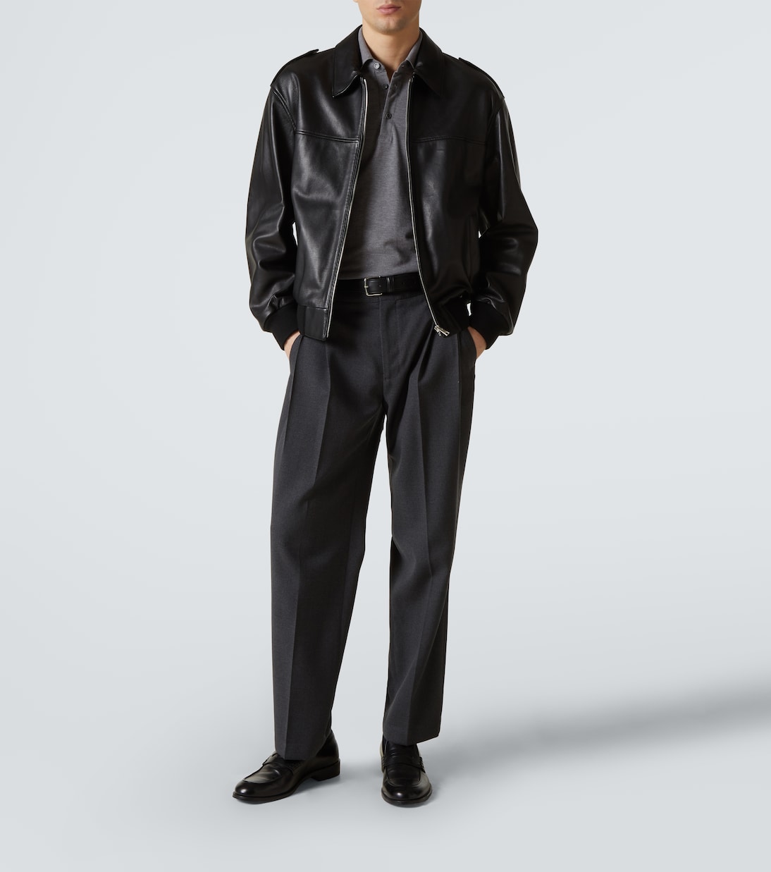 Wool-blend straight pants | Dolce&Gabbana