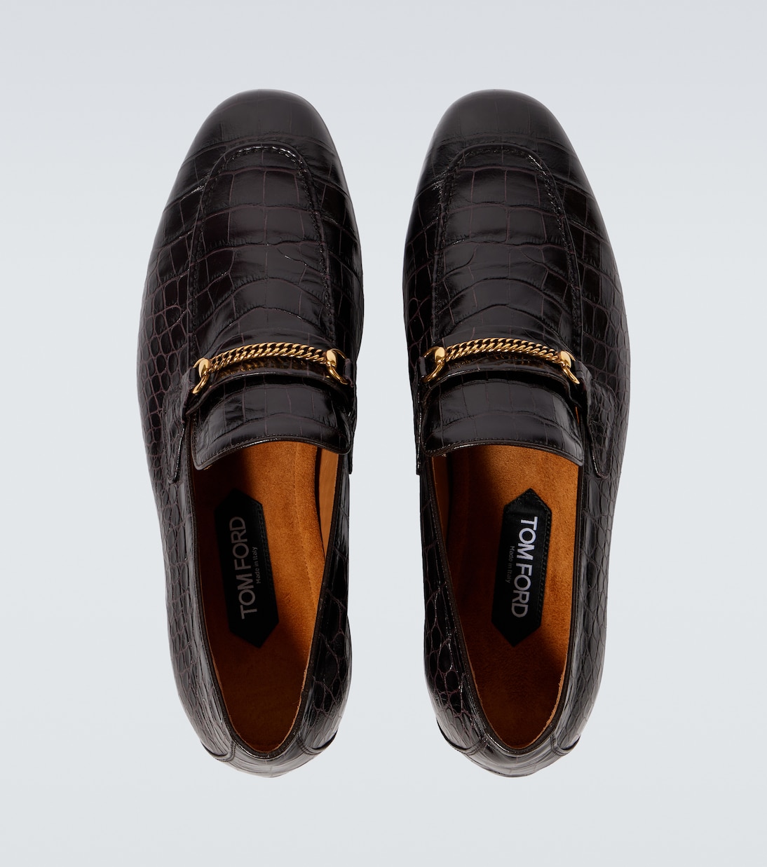 Mocasines Gigi de piel grabada | Tom Ford