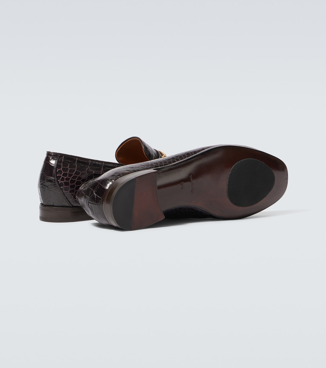 Mocasines Gigi de piel grabada | Tom Ford