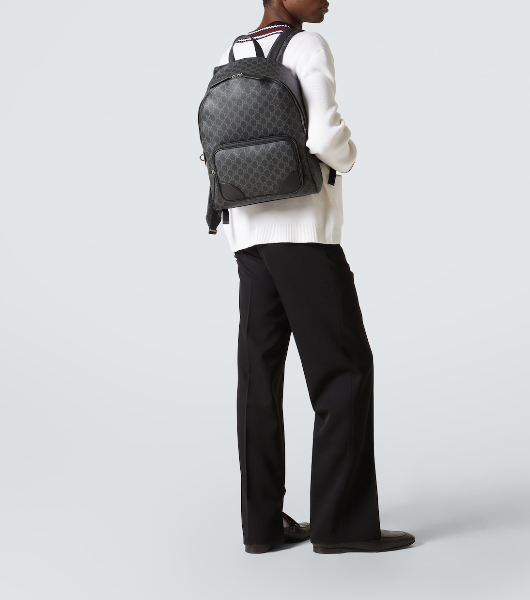Rucksack GG aus Canvas mit Leder | Gucci