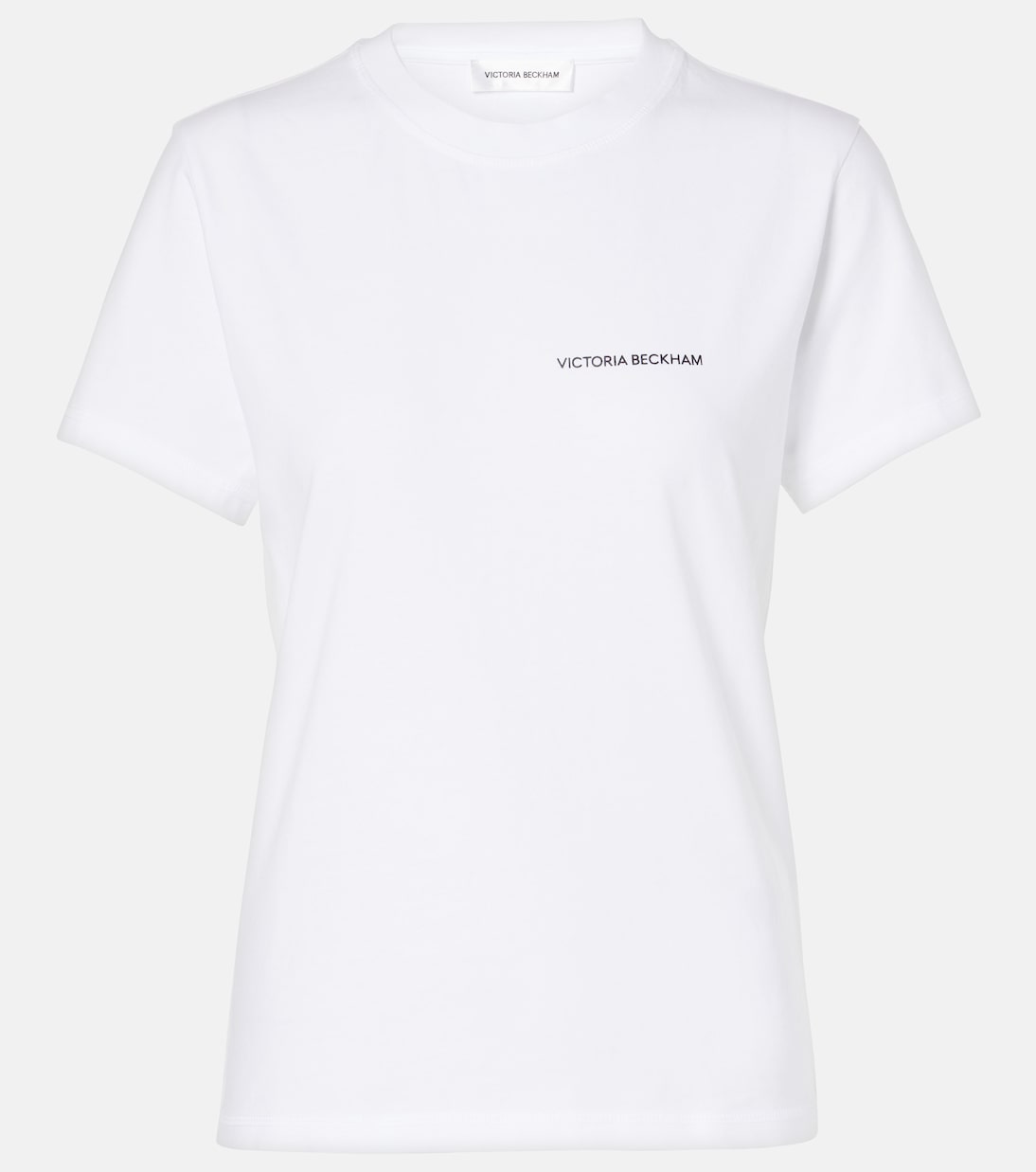 Logo cotton jersey T-shirt | Victoria Beckham