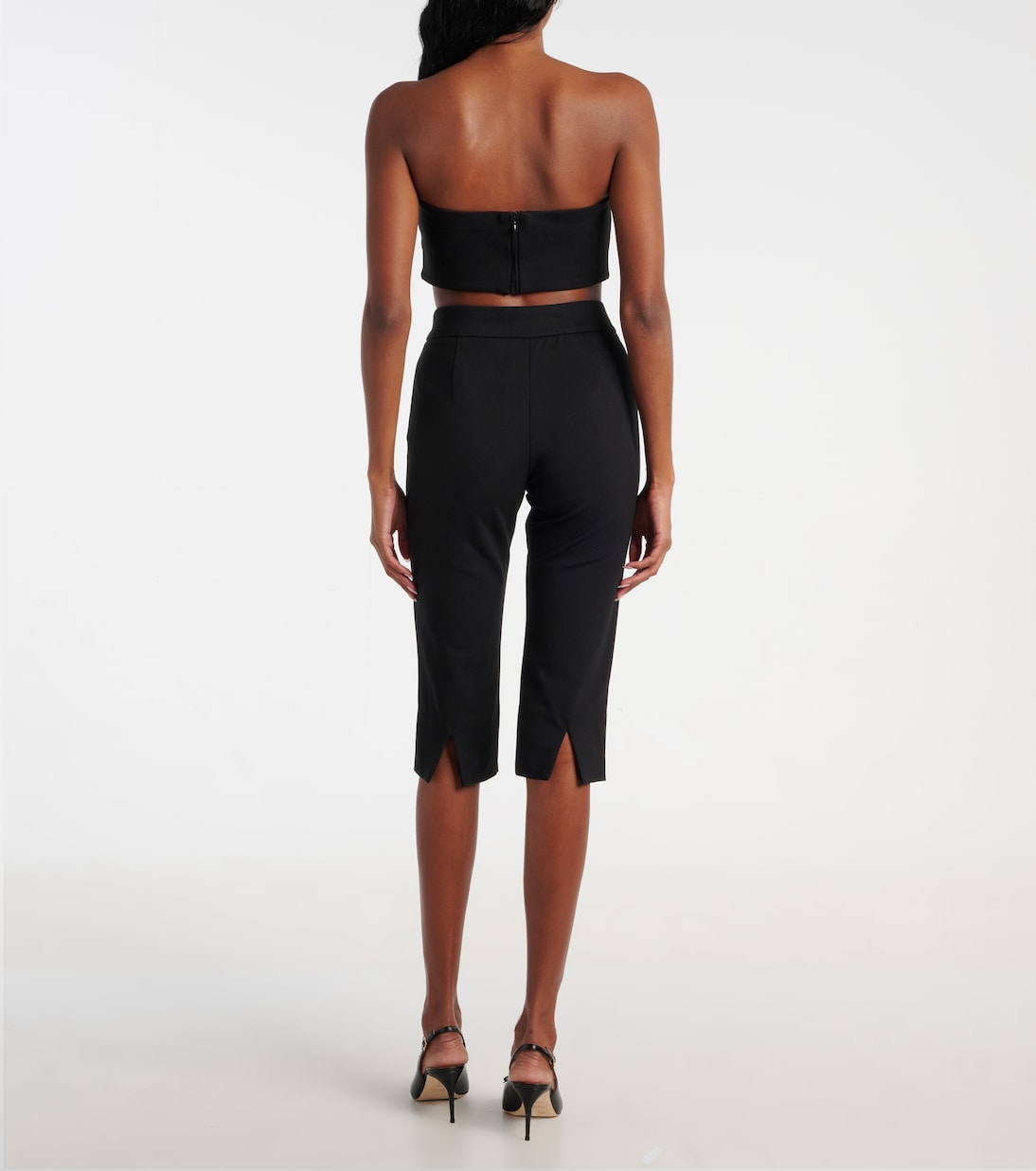 Top raccourci bustier Palladium | Staud