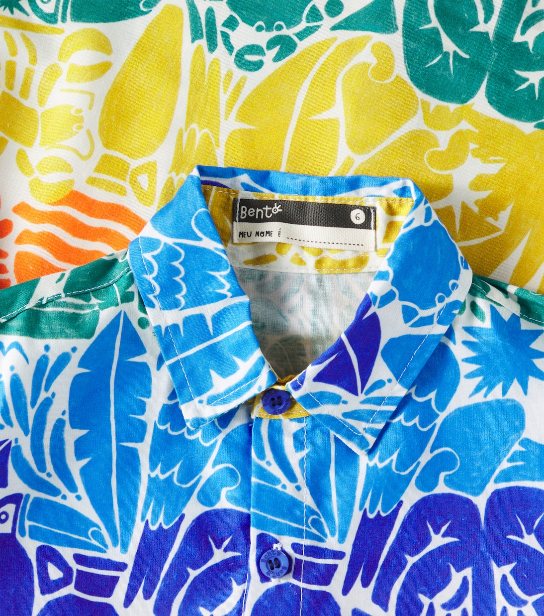 Camicia Jaguacolor in cotone con stampa | Fábula