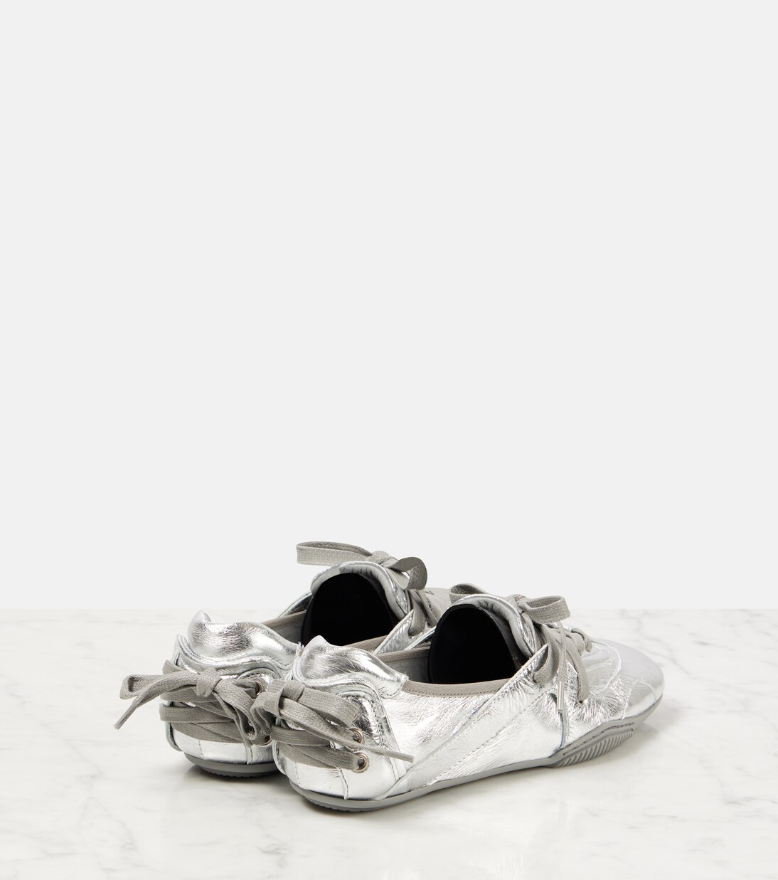 Scarpe basse in pelle metallizzata ACNE STUDIO per giovani trendy