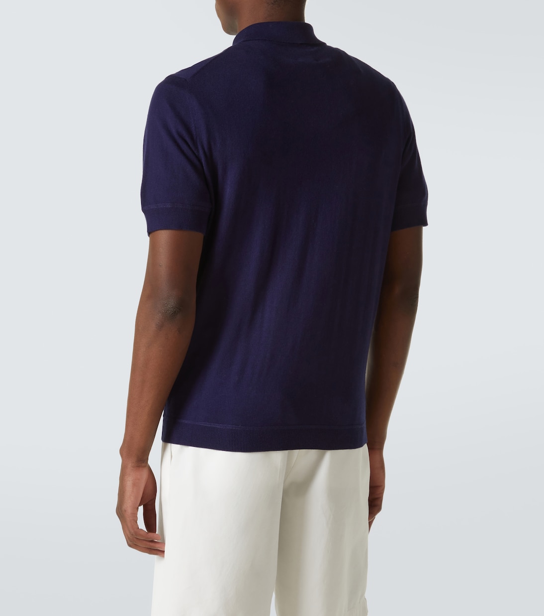 Polo in cotone, seta e cashmere | Allude