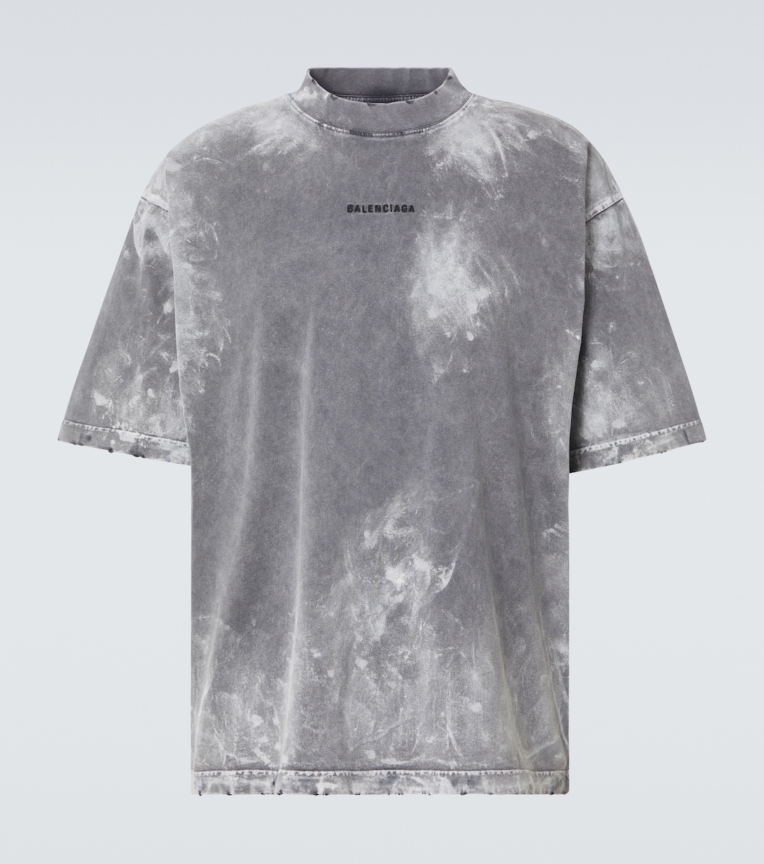 Camiseta de jersey con efecto desgastado | Balenciaga