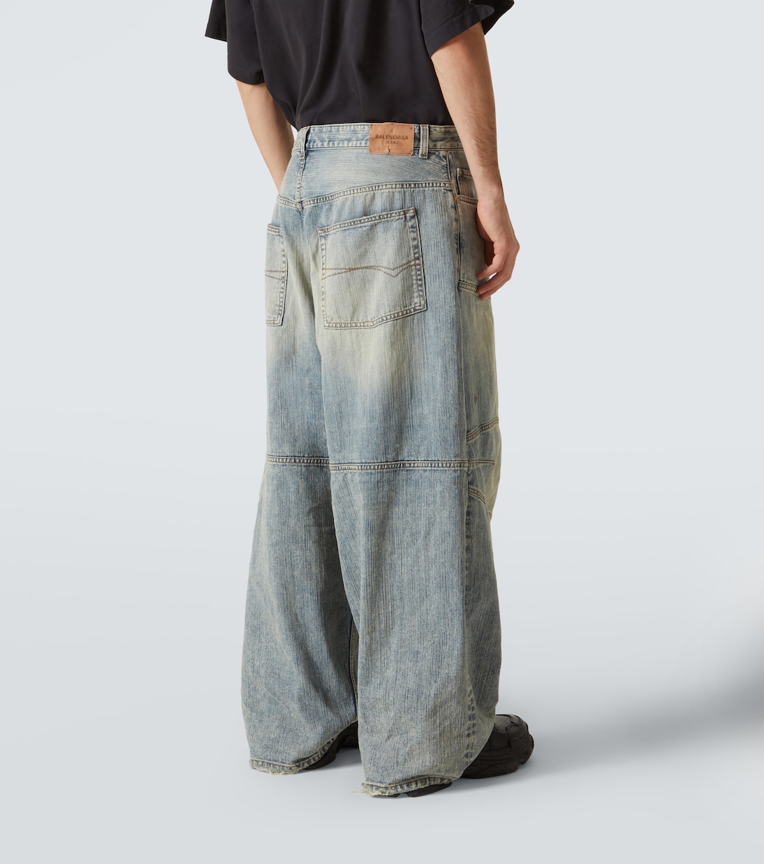 Jeans a gamba larga George V | Balenciaga