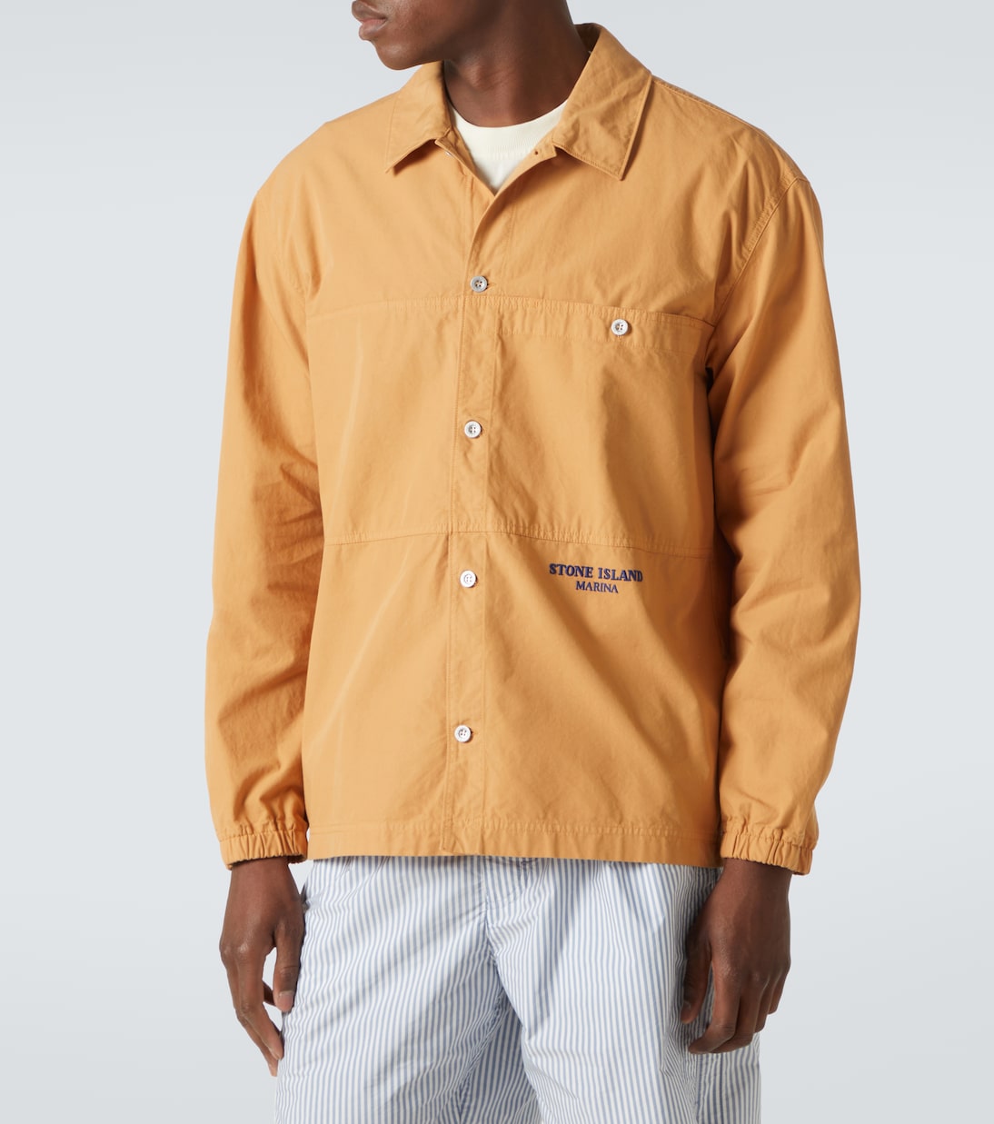 Giacca camicia Marina in cotone | Stone Island
