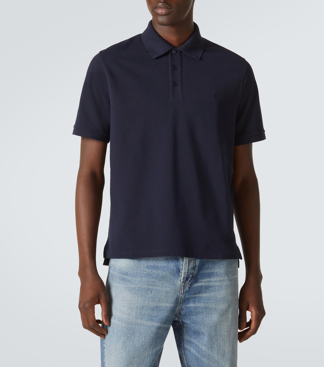 Polo en coton mélangé | Saint Laurent