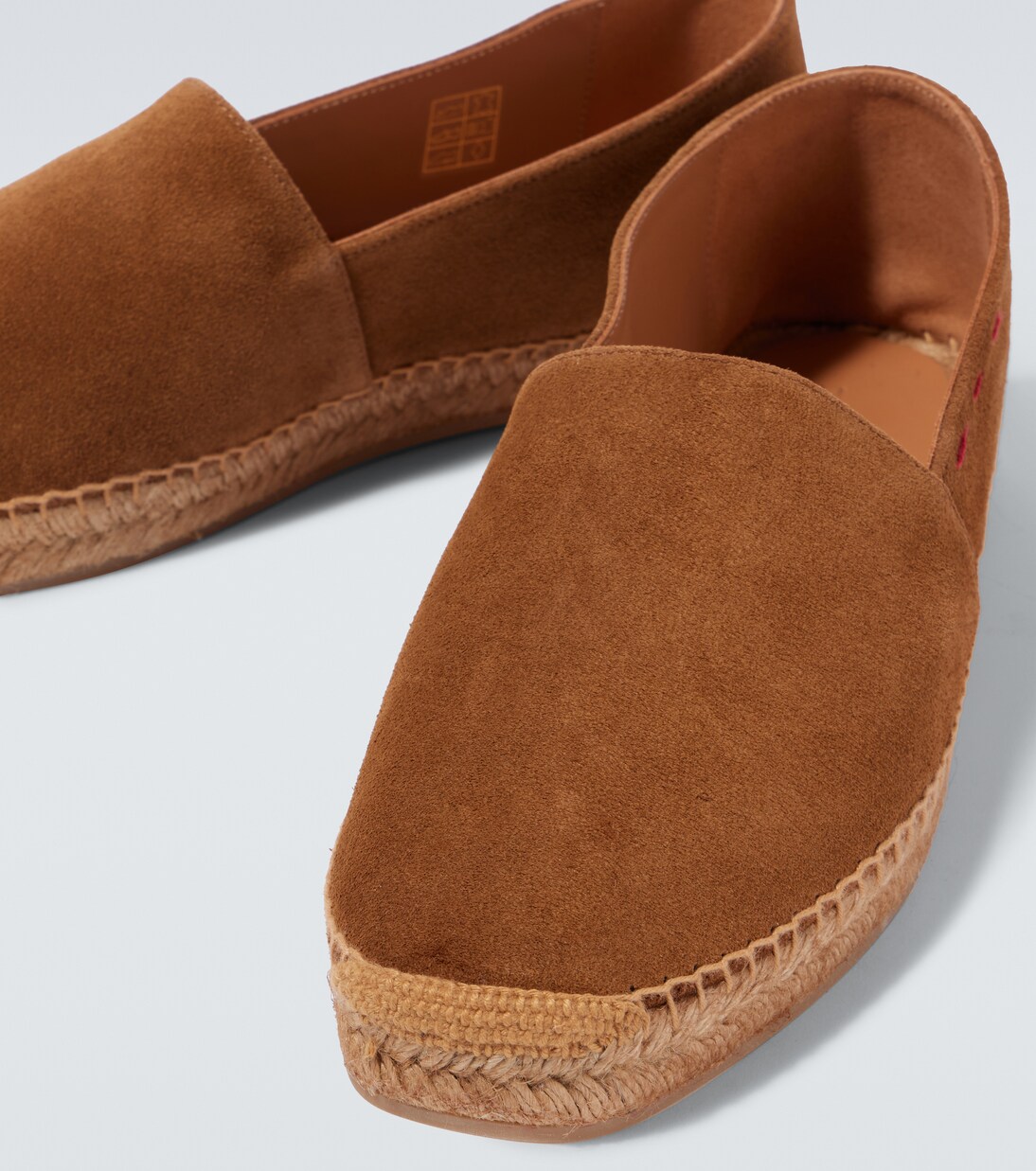Espadrilles aus Veloursleder | Kiton