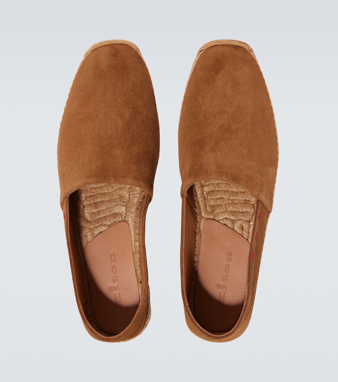 Espadrilles aus Veloursleder | Kiton
