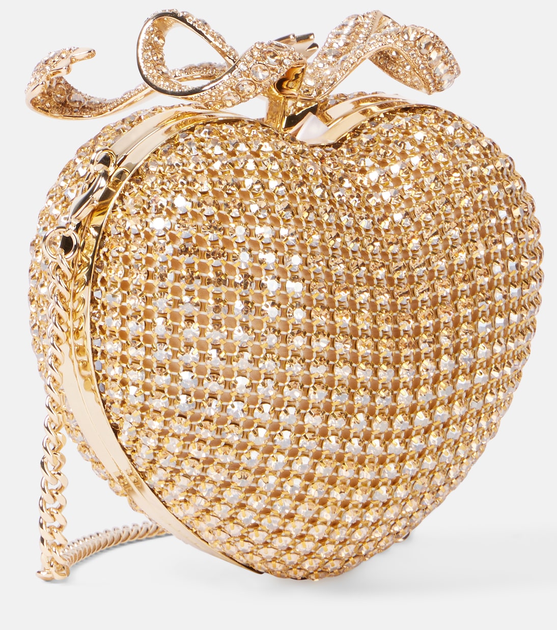 Pochette Crystal Heart à ornements | Self-Portrait