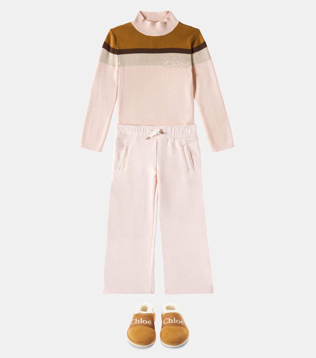 Cotton jersey sweatpants | Chloé Kids