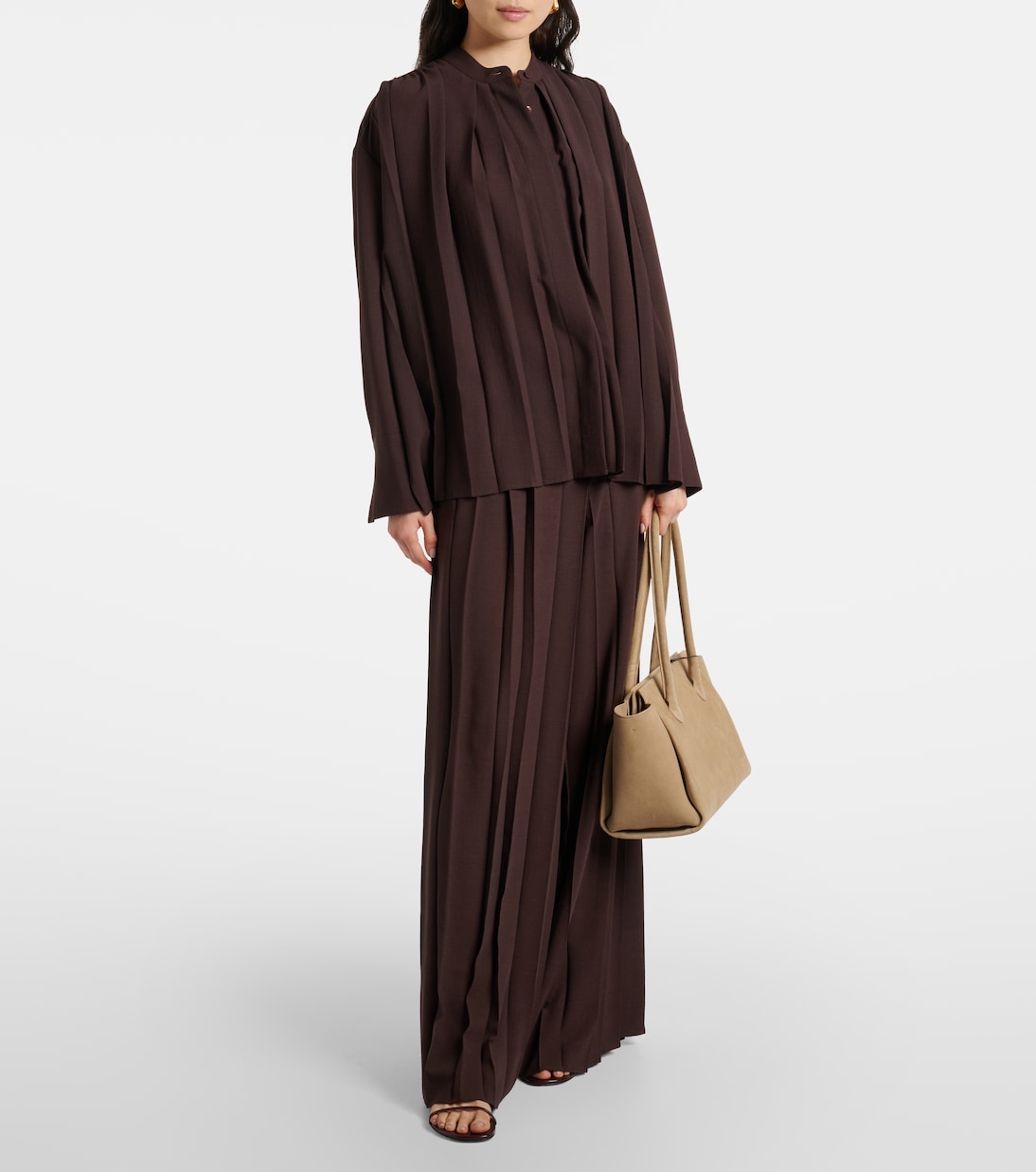 Malte plissé blouse | Joseph