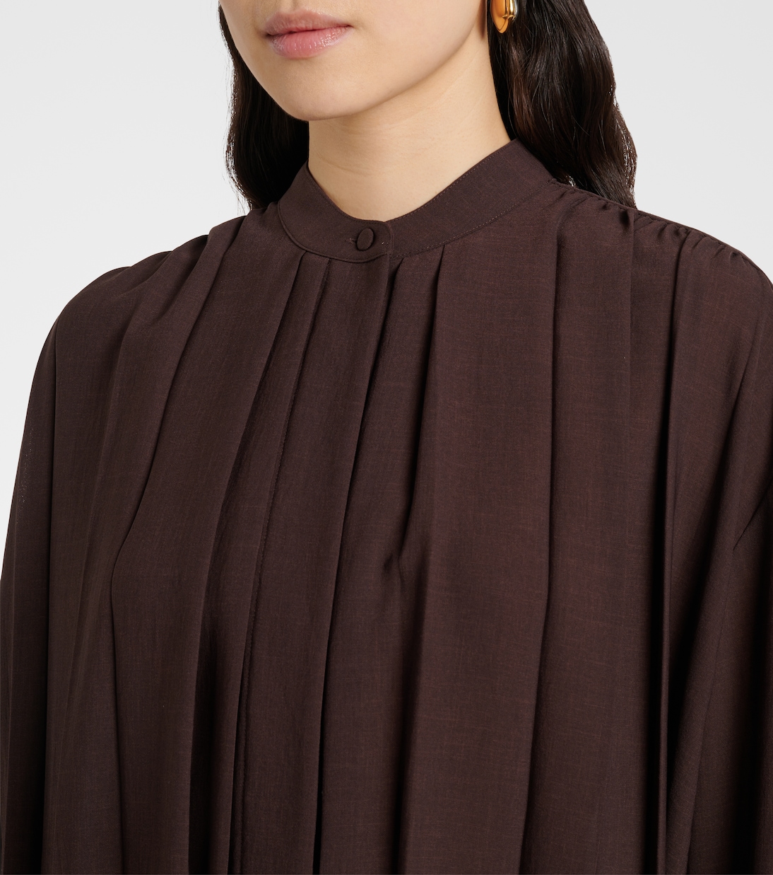 Malte plissé blouse | Joseph