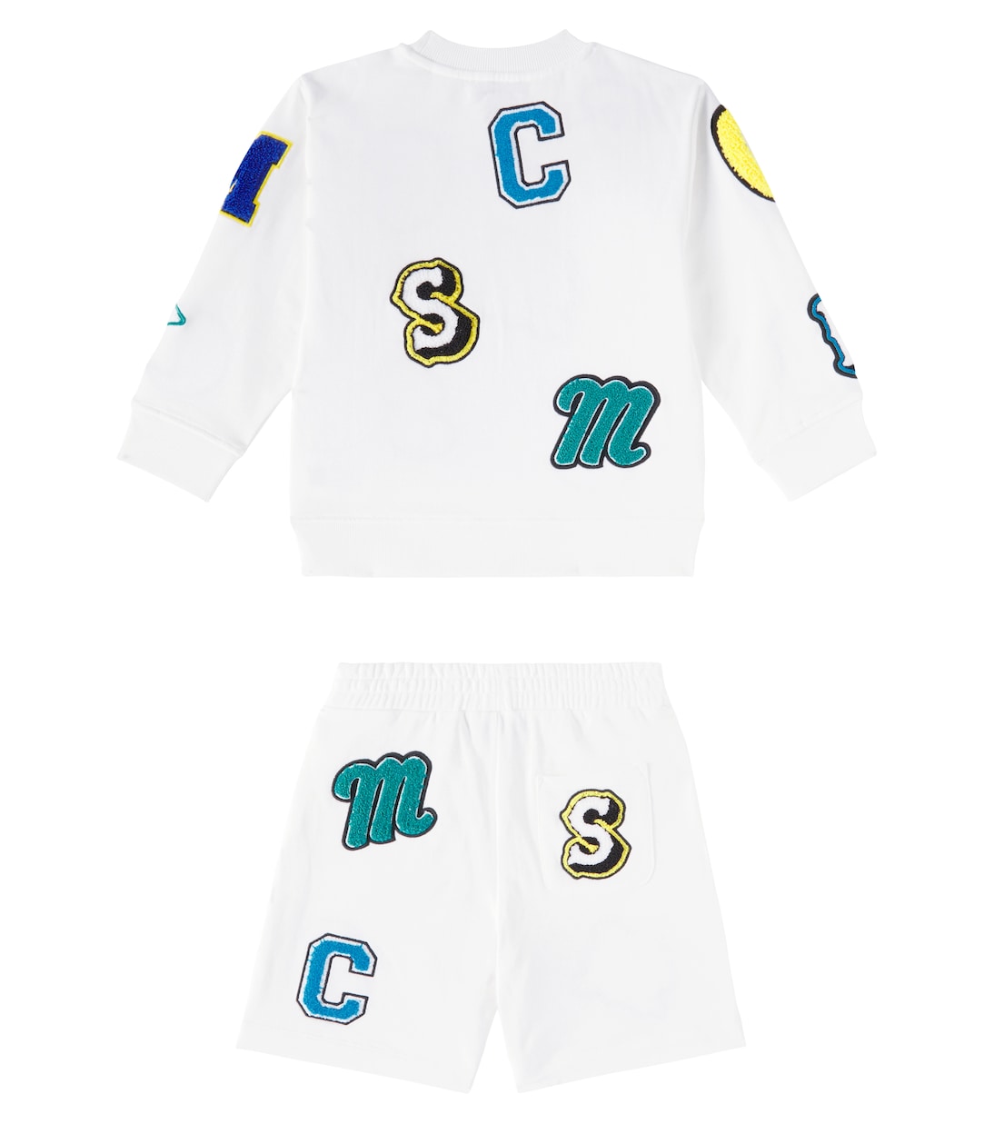 Set aus Sweatshirt und Shorts aus Baumwolle | Stella McCartney Kids