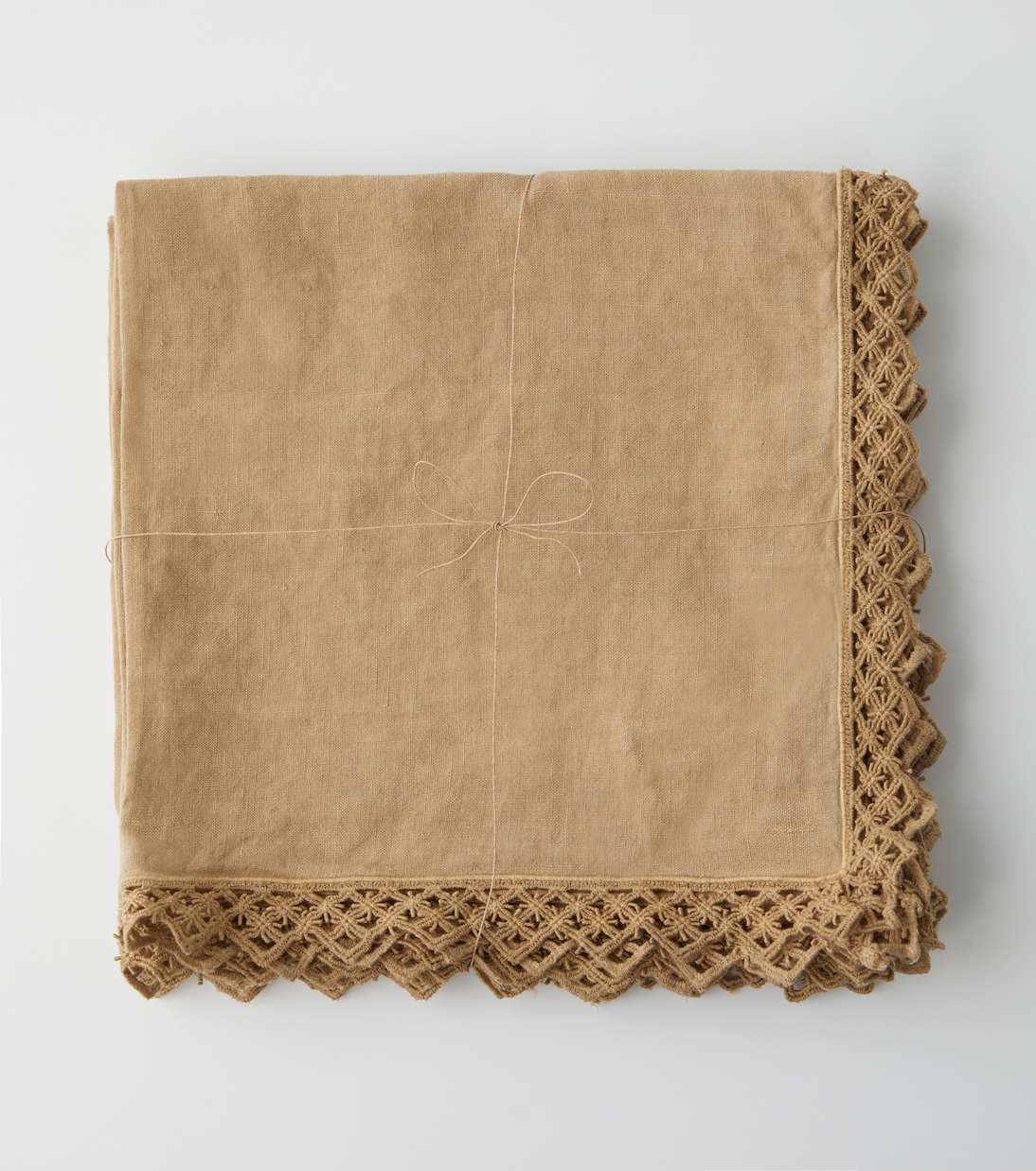 Set of 4 macramé linen napkins | Once Milano