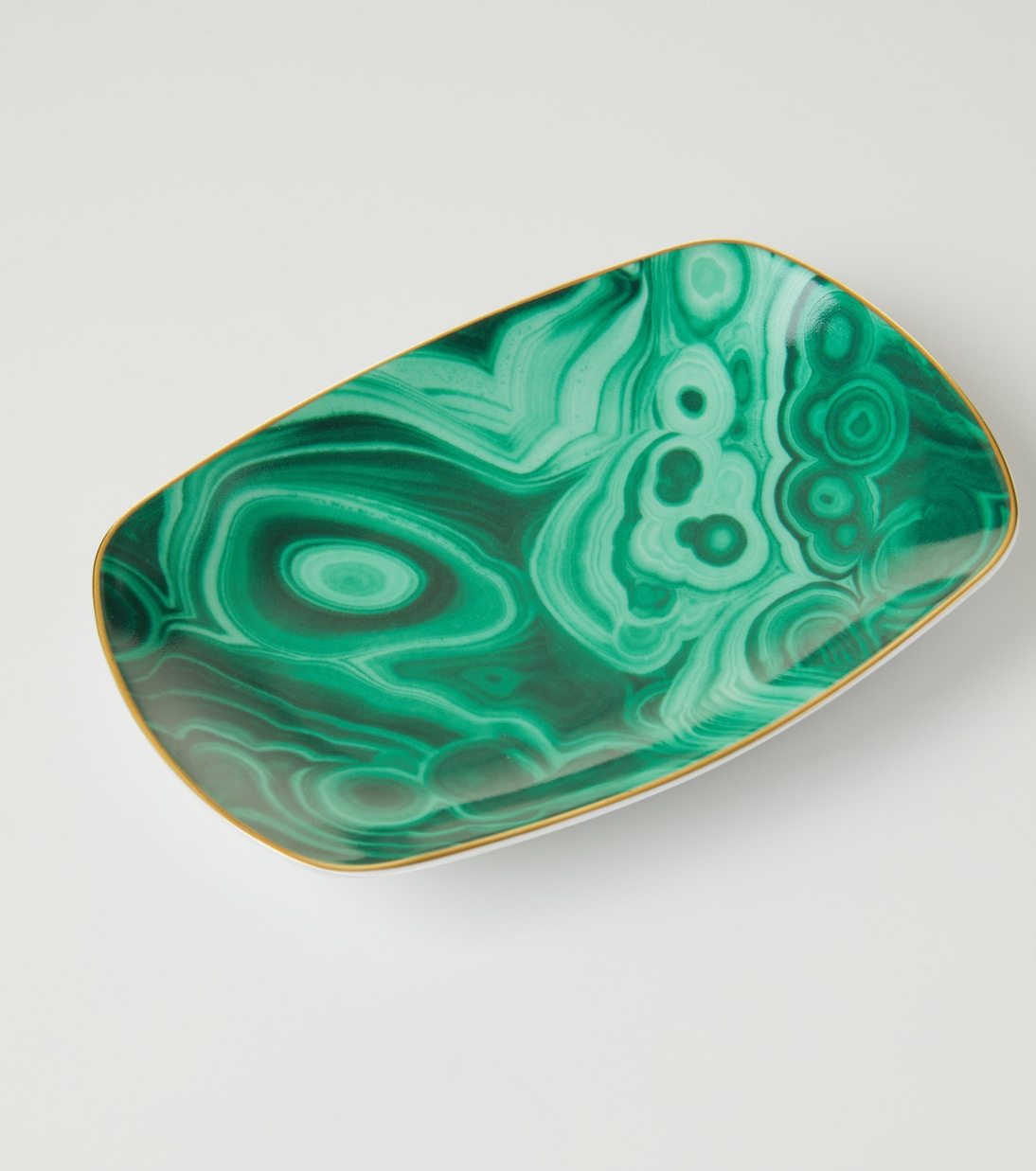 Malachite Small decorative tray | L'Objet