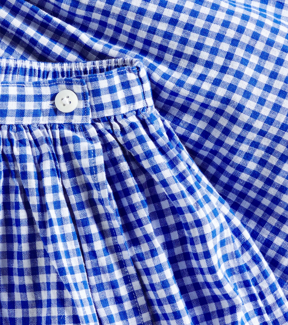 Jupe-short en lin et coton à carreaux | Polo Ralph Lauren Kids