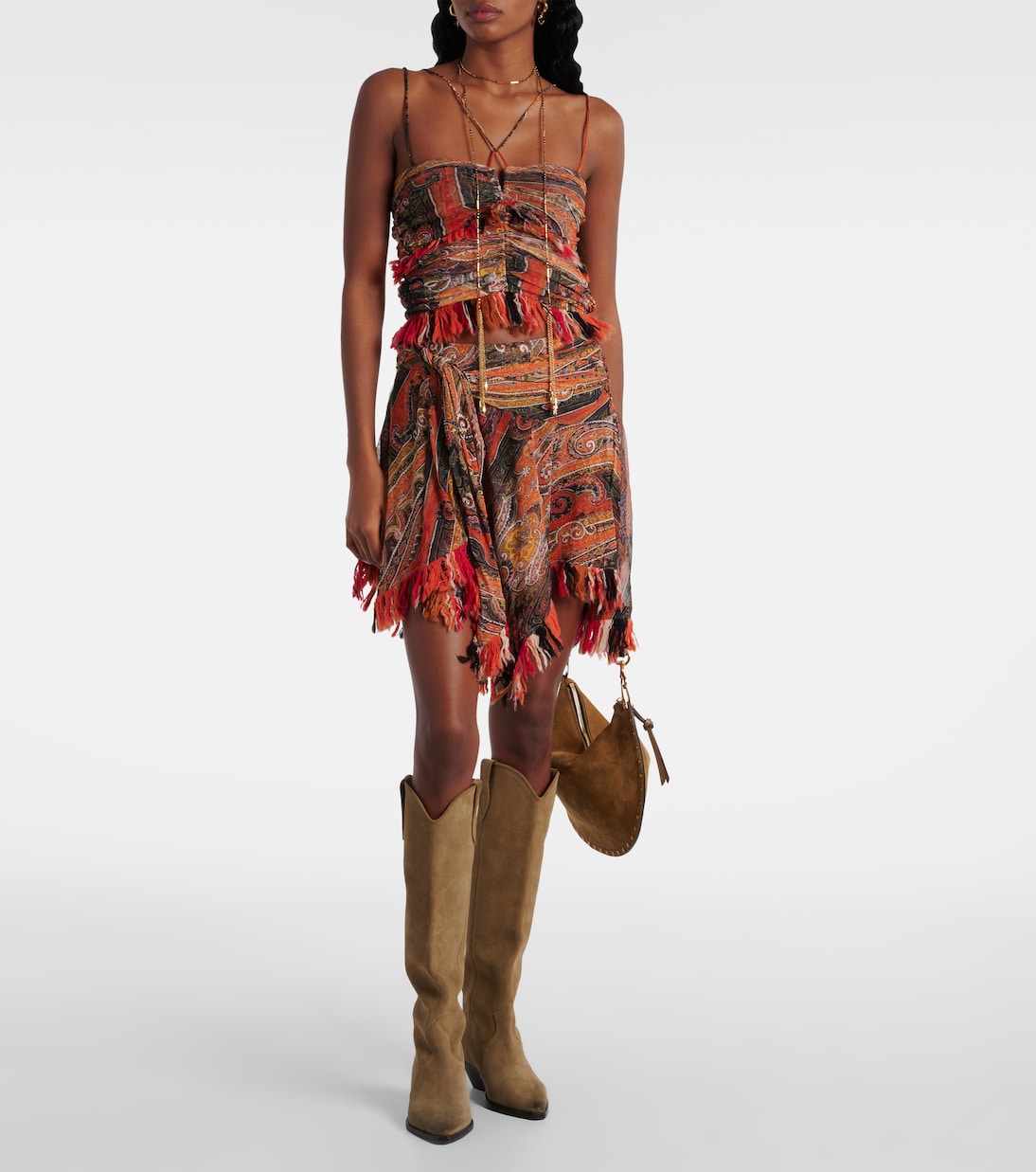 Mini-jupe asymétrique Dova | Isabel Marant