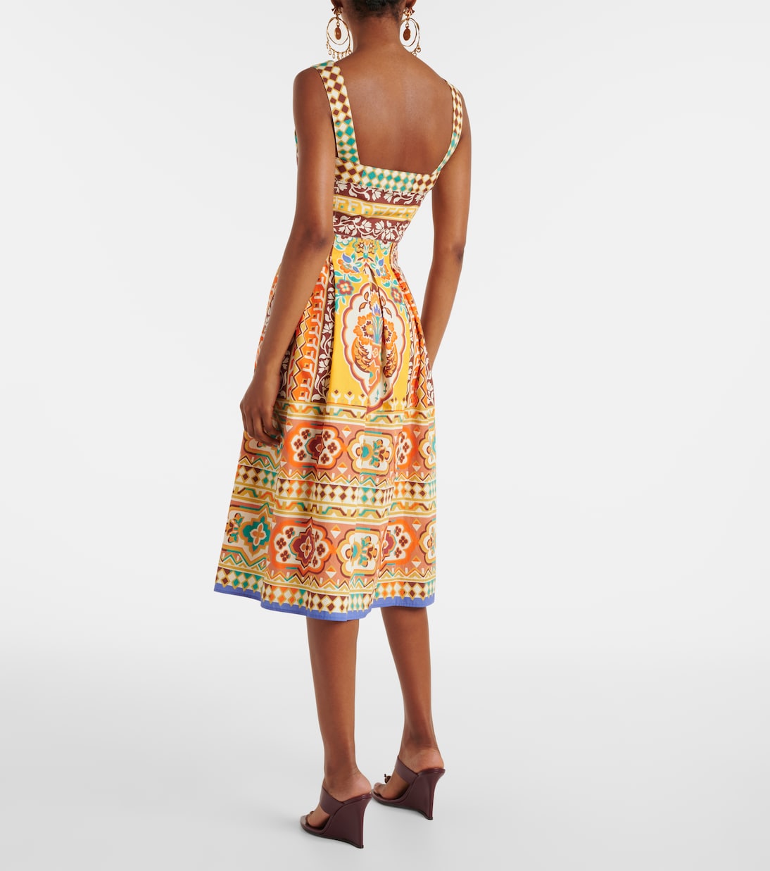 Bedrucktes Midikleid aus Baumwolle | Etro