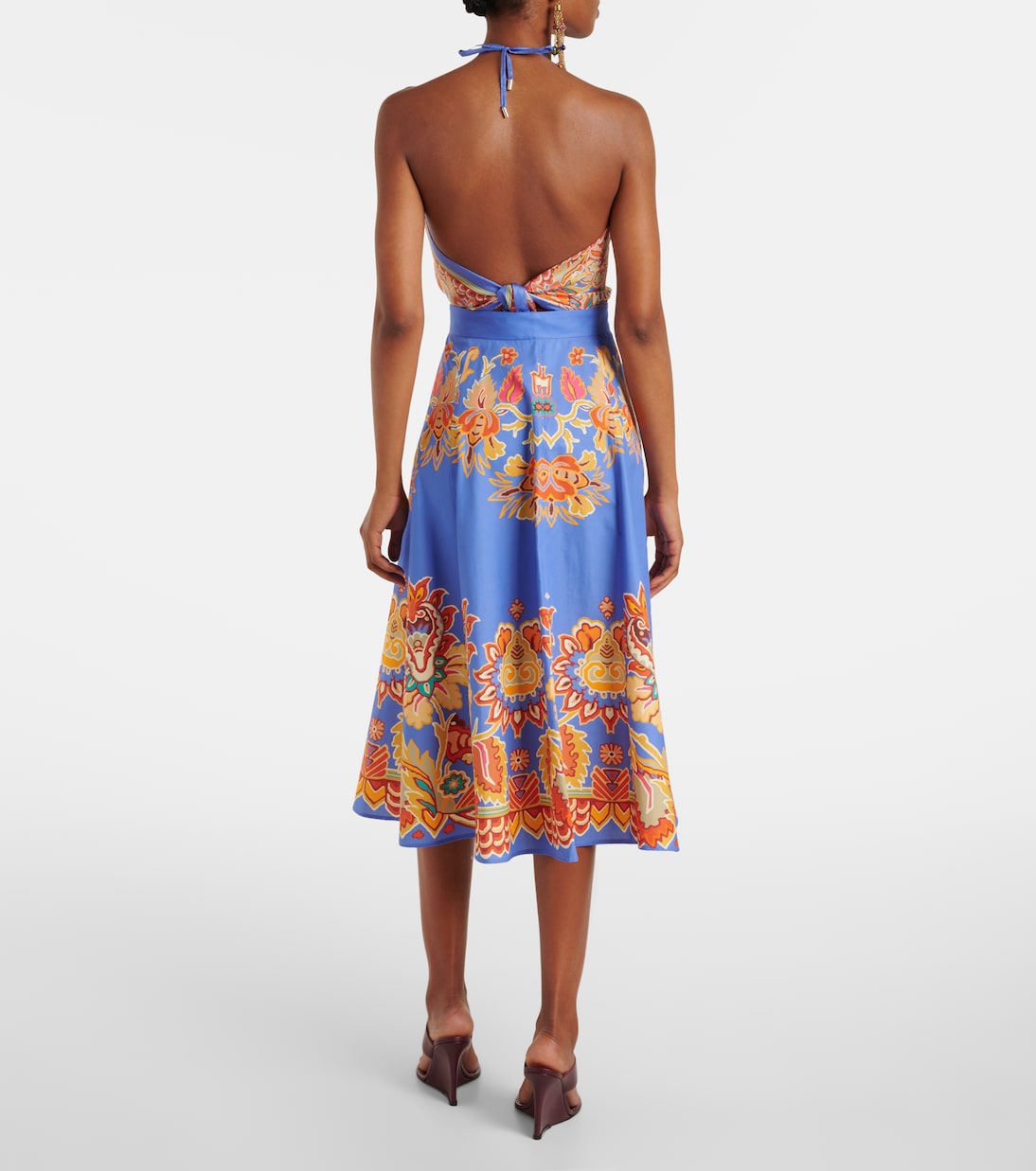Falda midi de algodón estampada | Etro