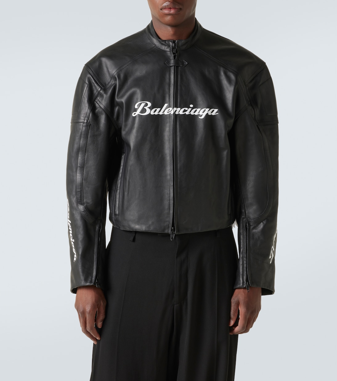 x Automobili Lamborghini leather biker jacket | Balenciaga