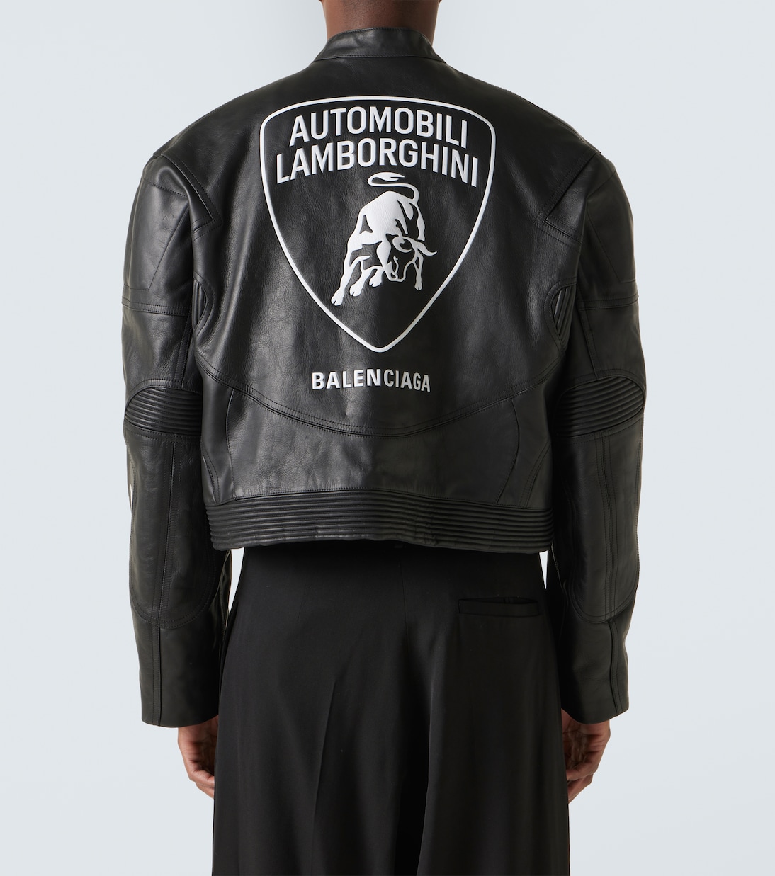 x Automobili Lamborghini leather biker jacket | Balenciaga