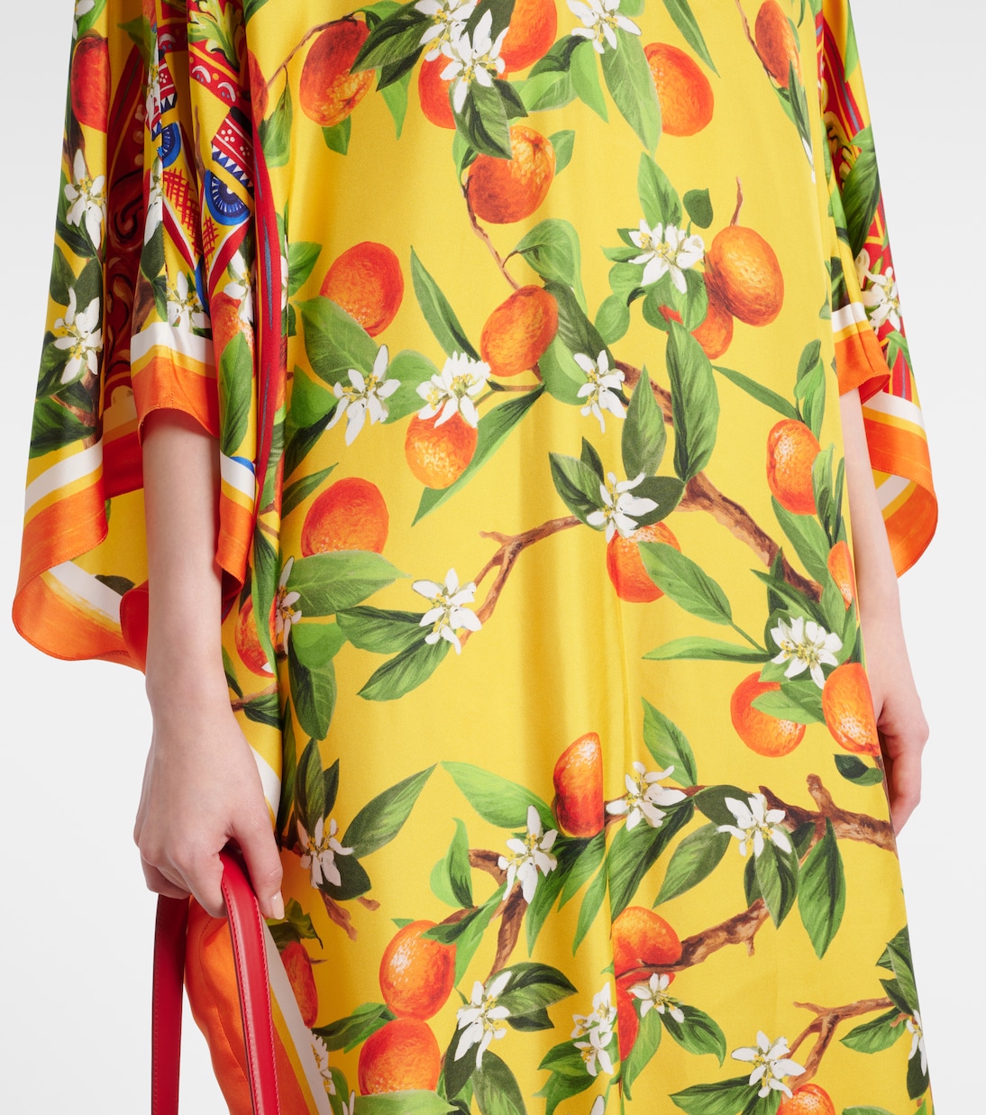 Bedrucktes Maxikleid aus Seide | Dolce&Gabbana