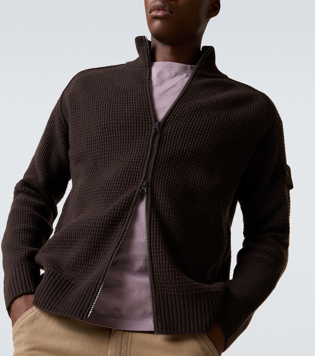 Giacca Ghost in maglia di lana vergine | Stone Island
