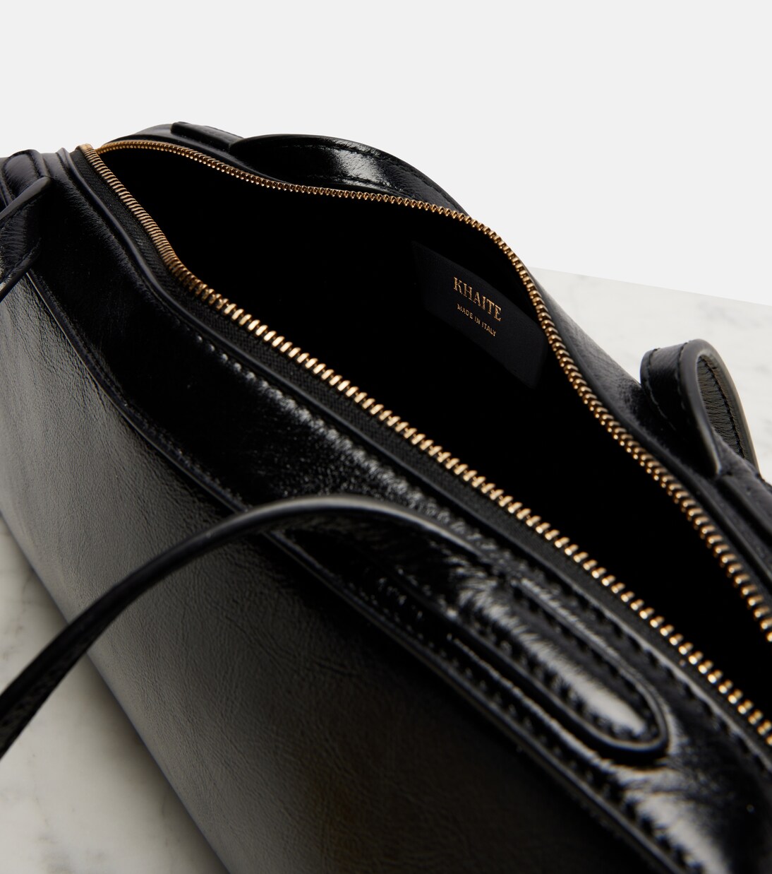 Simona patent leather shoulder bag | Khaite