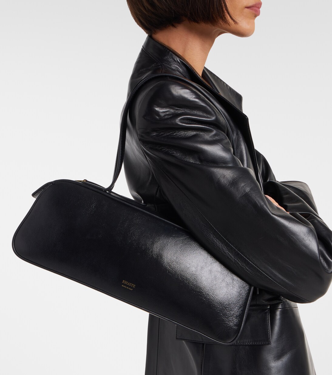 Simona patent leather shoulder bag | Khaite