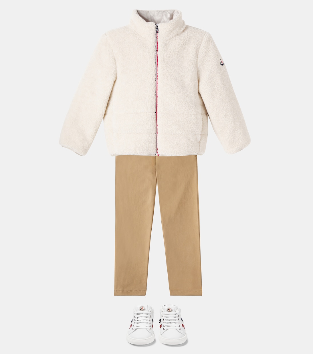 Jacke Casan aus Faux Shearling | Moncler Enfant