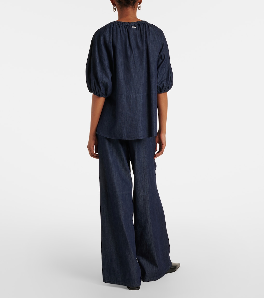 Talia embellished cotton chambray top | 'S Max Mara