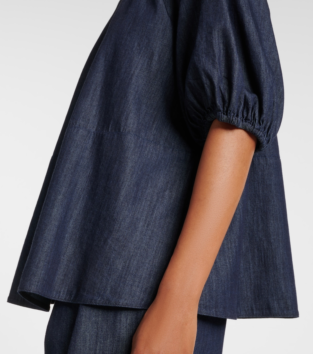 Talia embellished cotton chambray top | 'S Max Mara