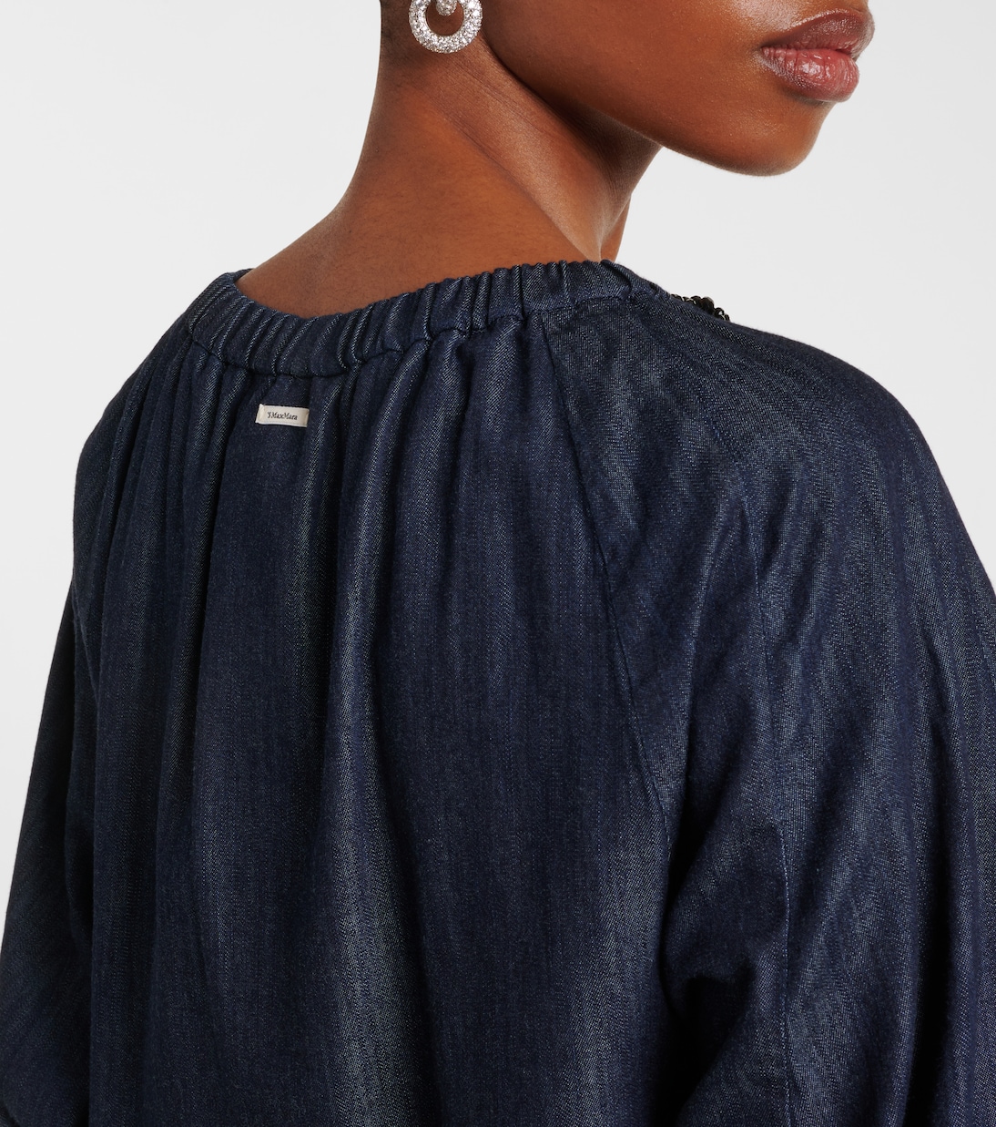 Talia embellished cotton chambray top | 'S Max Mara