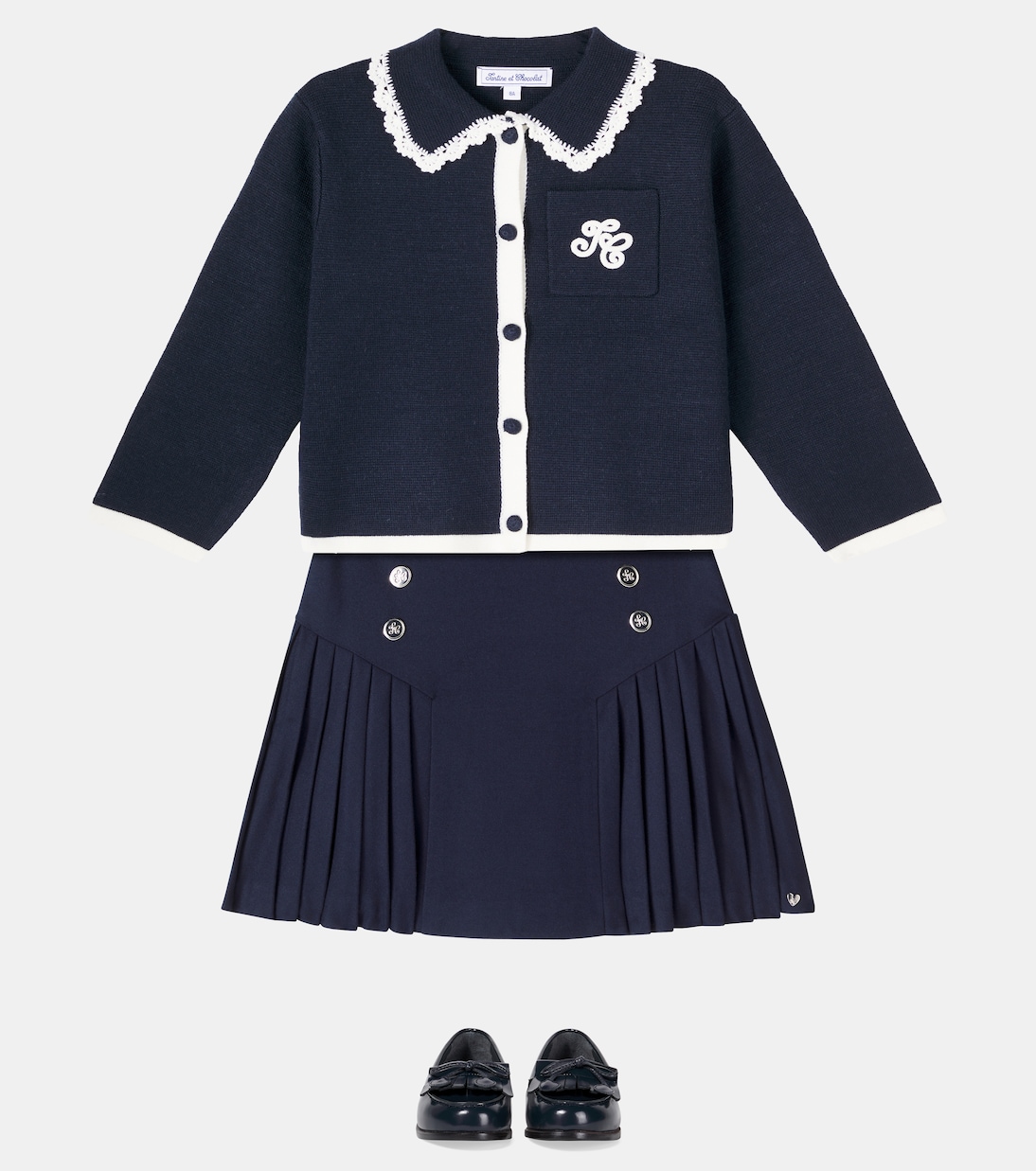 Pleated skirt | Tartine et Chocolat