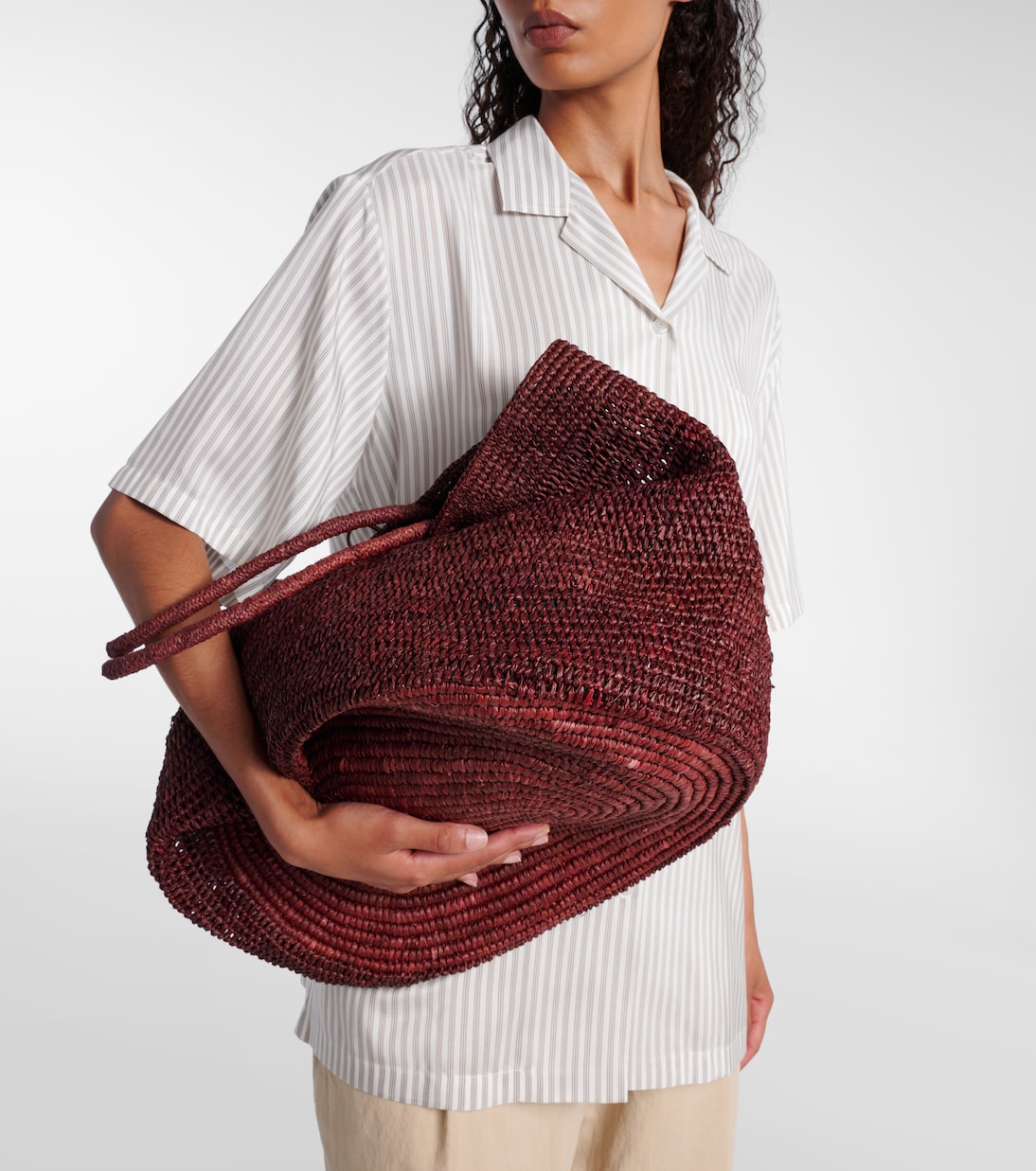 Tote Oregon Large aus Raffiabast | The Row