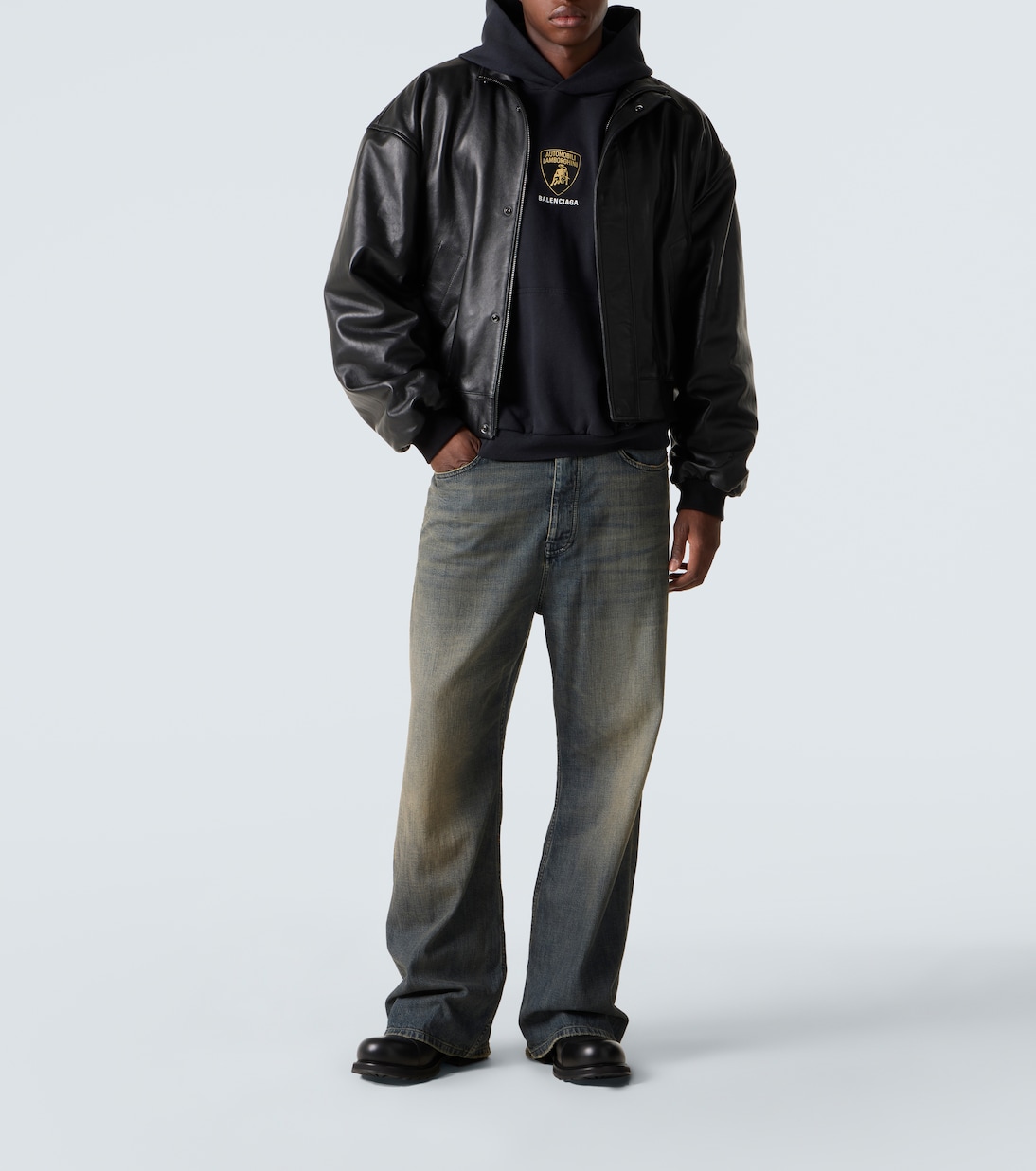 Anfibi Truck in pelle | Balenciaga