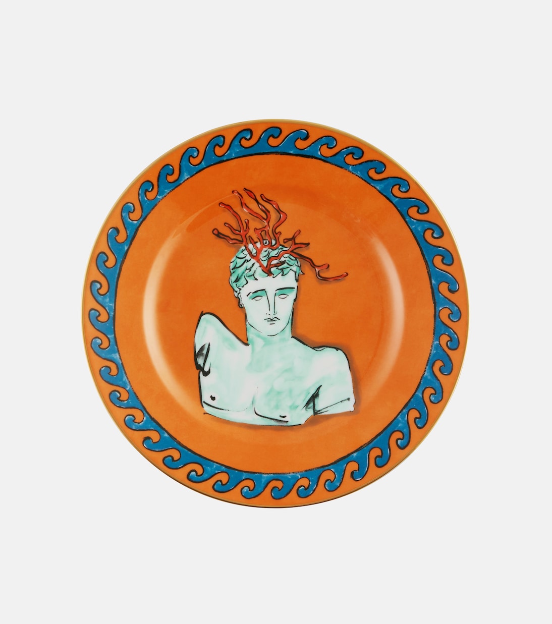 Assiette à dessert Il Viaggio di Nettuno | Ginori 1735
