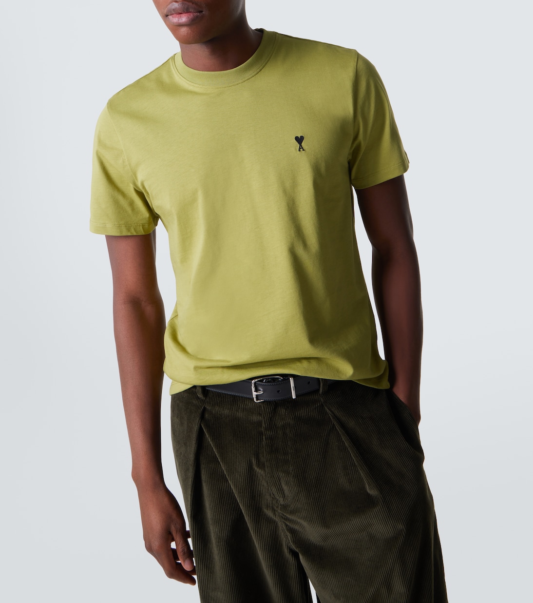 T-Shirt Ami de Cœur aus Baumwoll-Jersey | Ami Paris