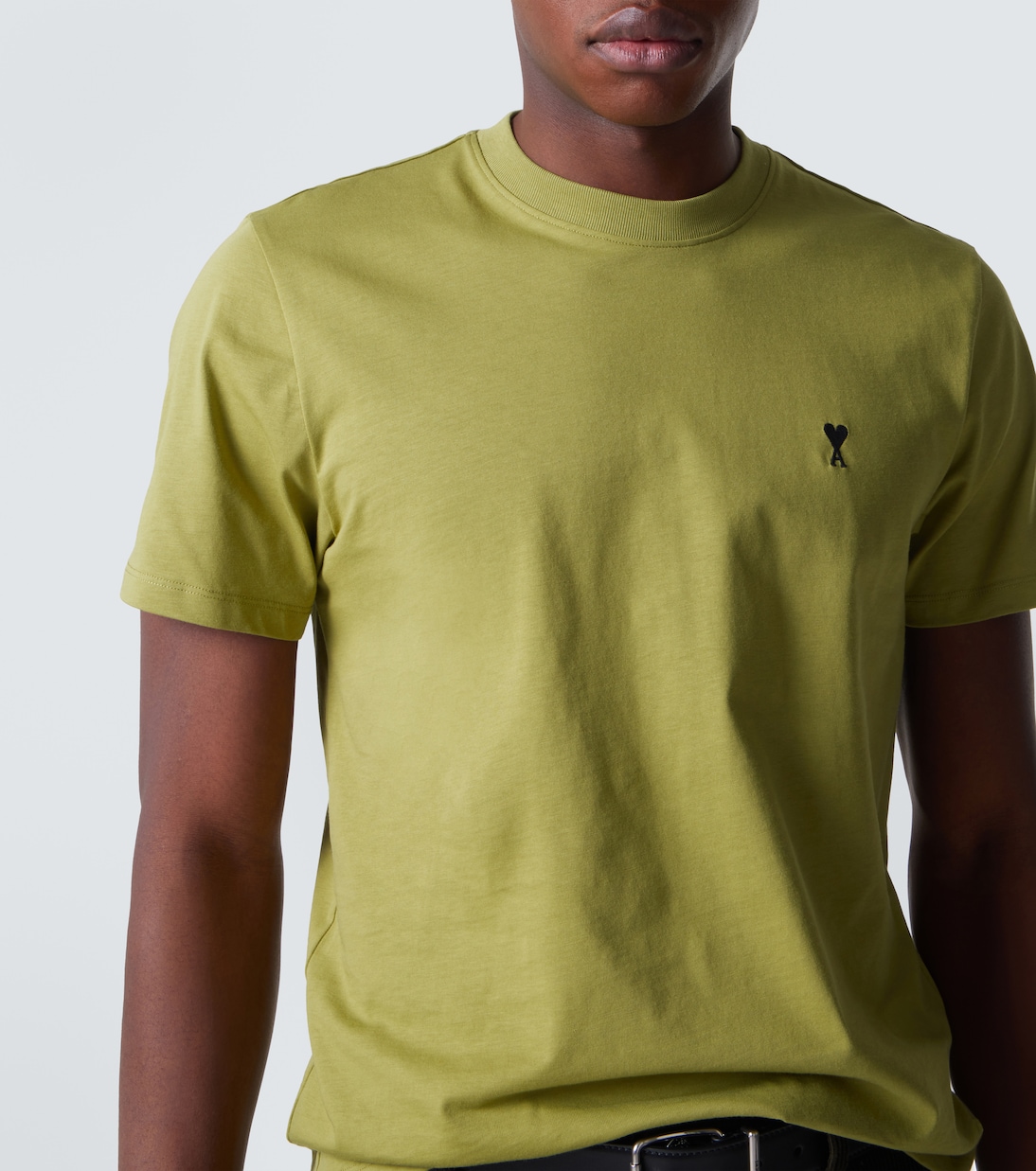 T-Shirt Ami de Cœur aus Baumwoll-Jersey | Ami Paris