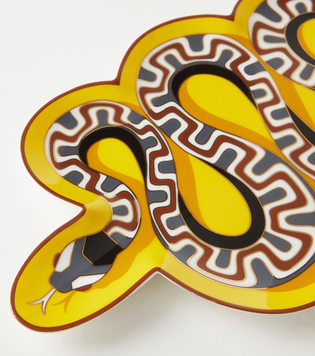 Plateau décoratif Snake en porcelaine | Jonathan Adler