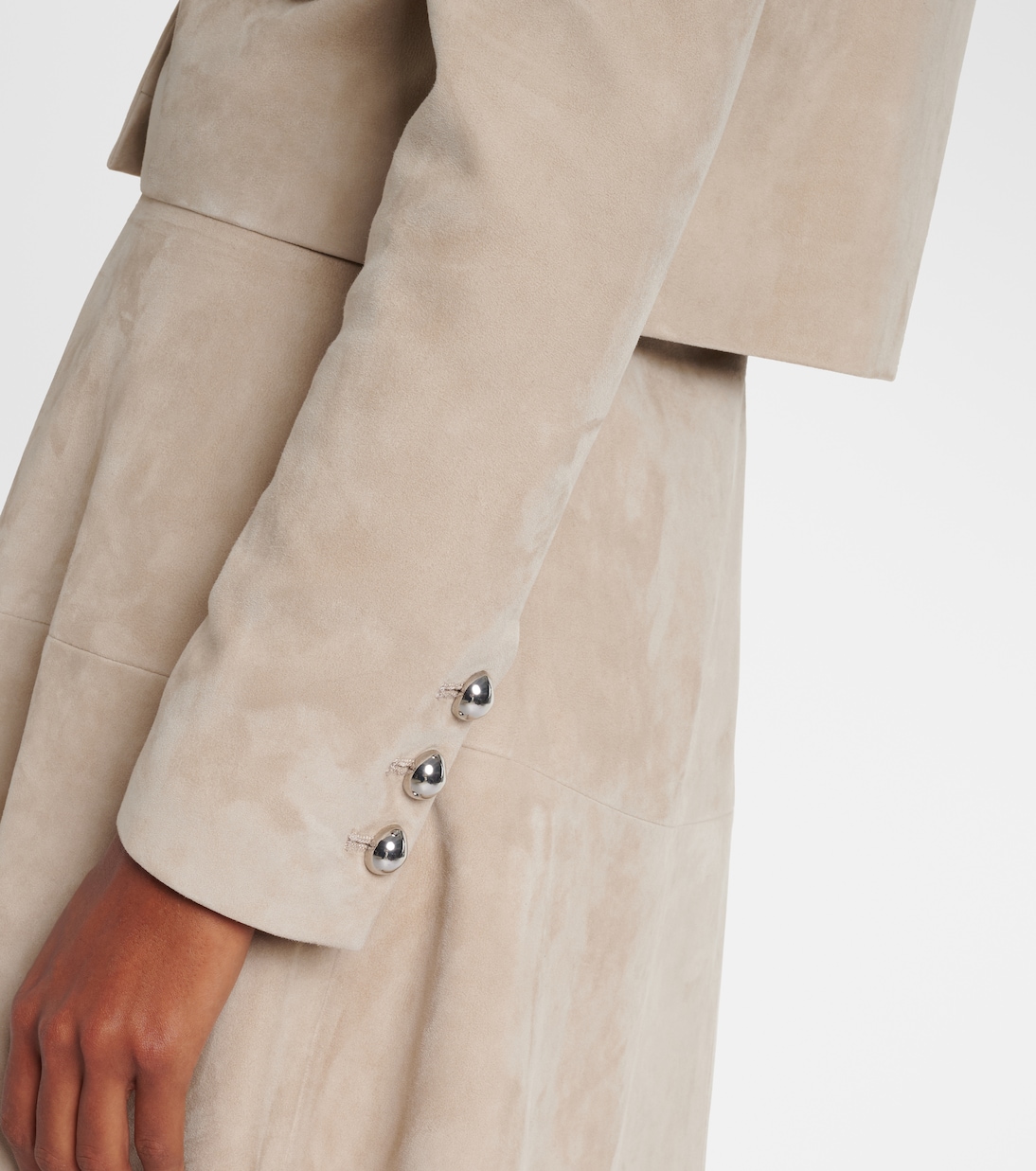 Jacke Astley aus Veloursleder | Altuzarra