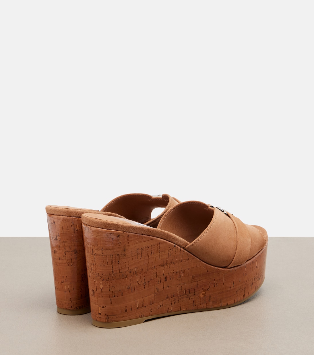 Leda suede wedge mules | Jimmy Choo